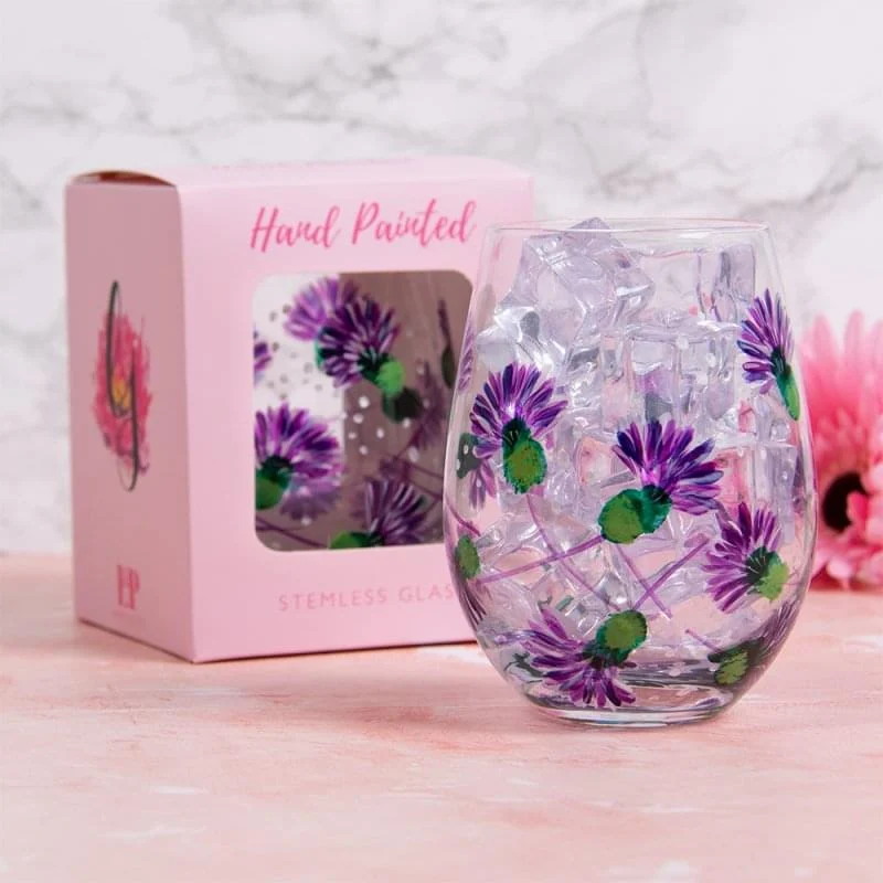 Lesser & Pavey - Thistle Stemless Glass