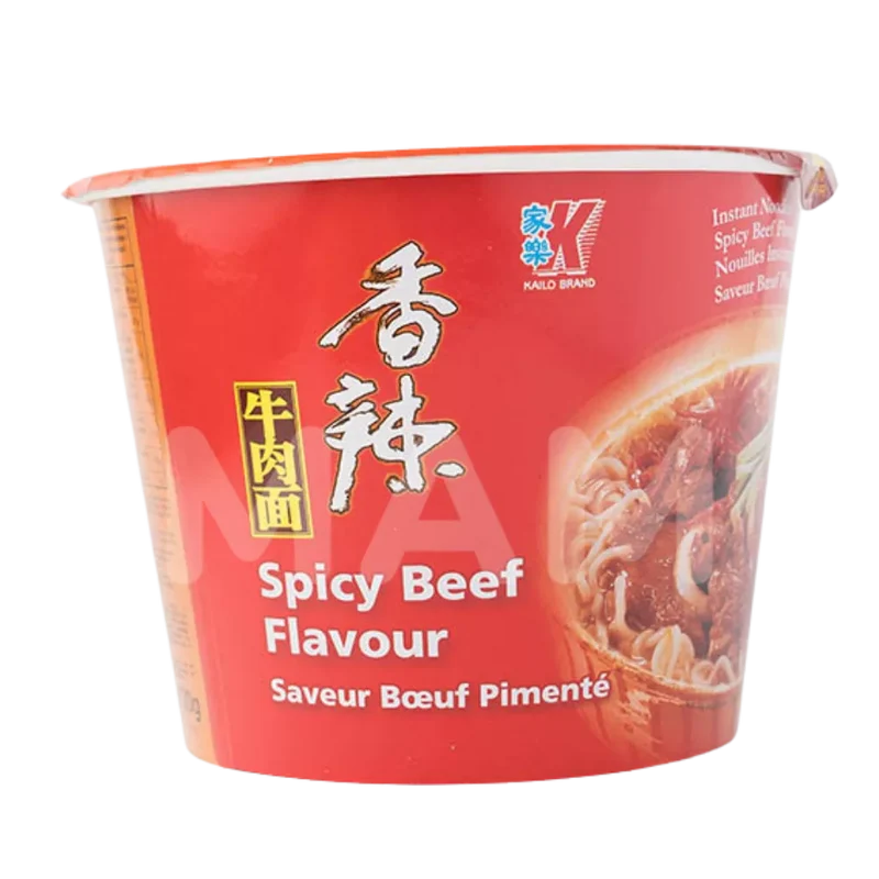 KAILO Instant Nudeln Rind Scharf Bowl 120G