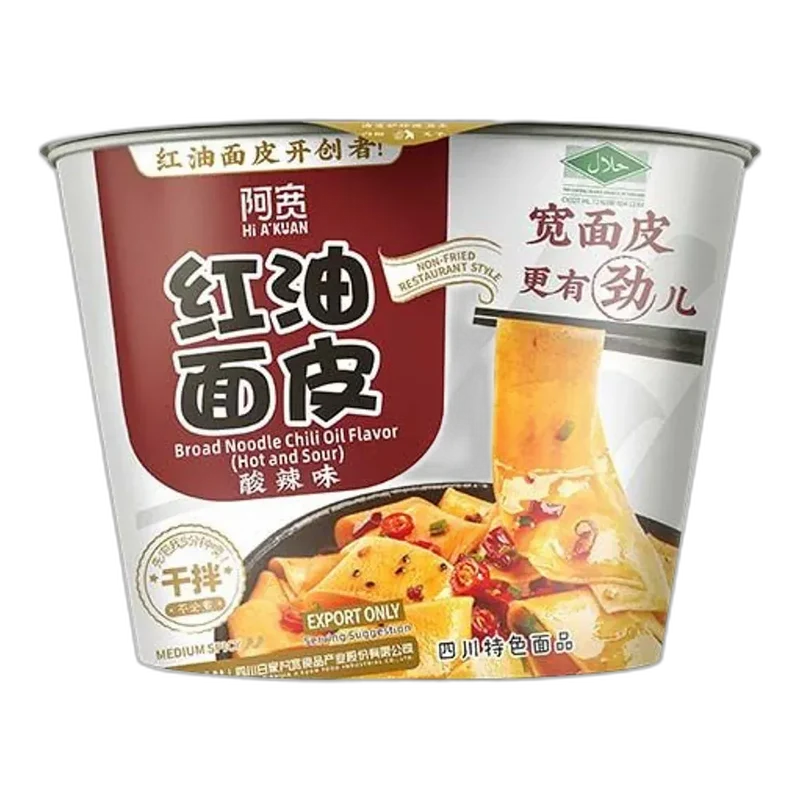 BAIJIA Broad Noodle Chili Fl. HotandSour Bowl 115G