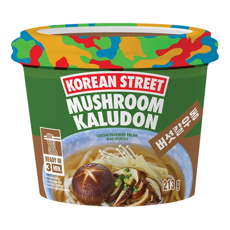 KOREAN STREET Inst.Nudeln Mushroom Kaludon 213G