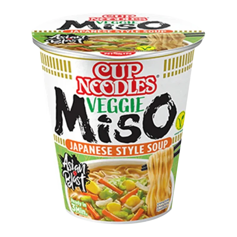NISSIN Cup Noodle Veggie Miso 67G