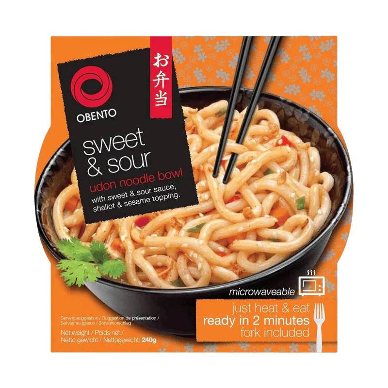 OBENTO Udon Noodle Bowl Süß-sauer 240G