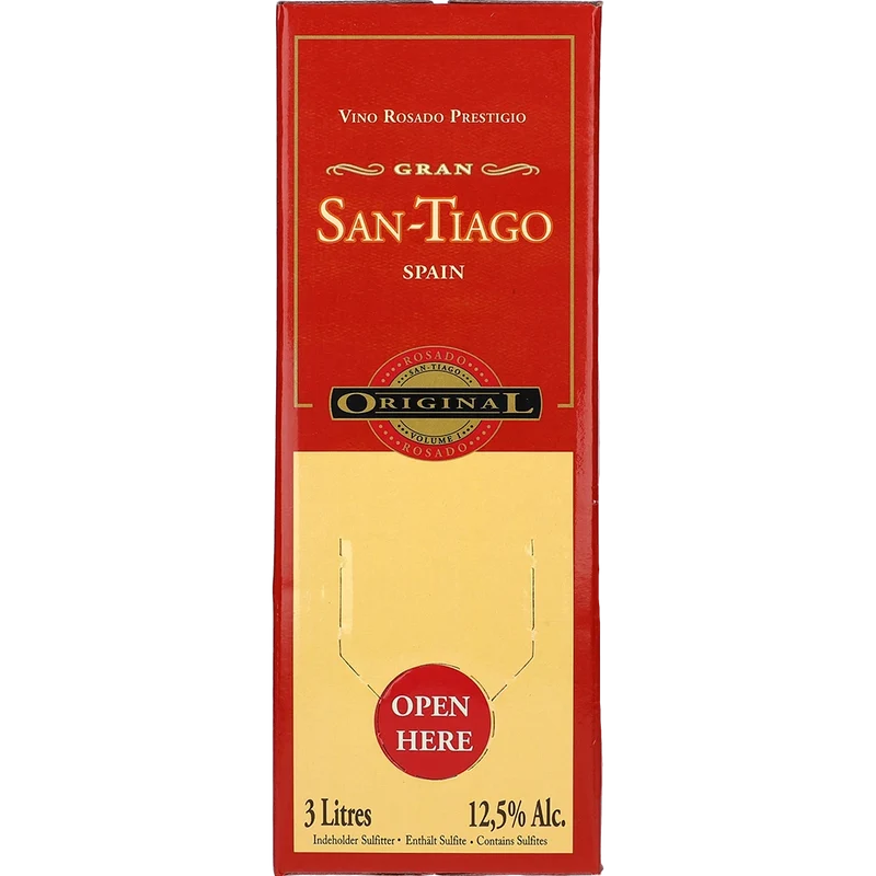 San Tiago Rosado 13 % 3L BIB