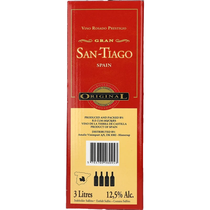 San Tiago Rosado 13 % 3L BIB