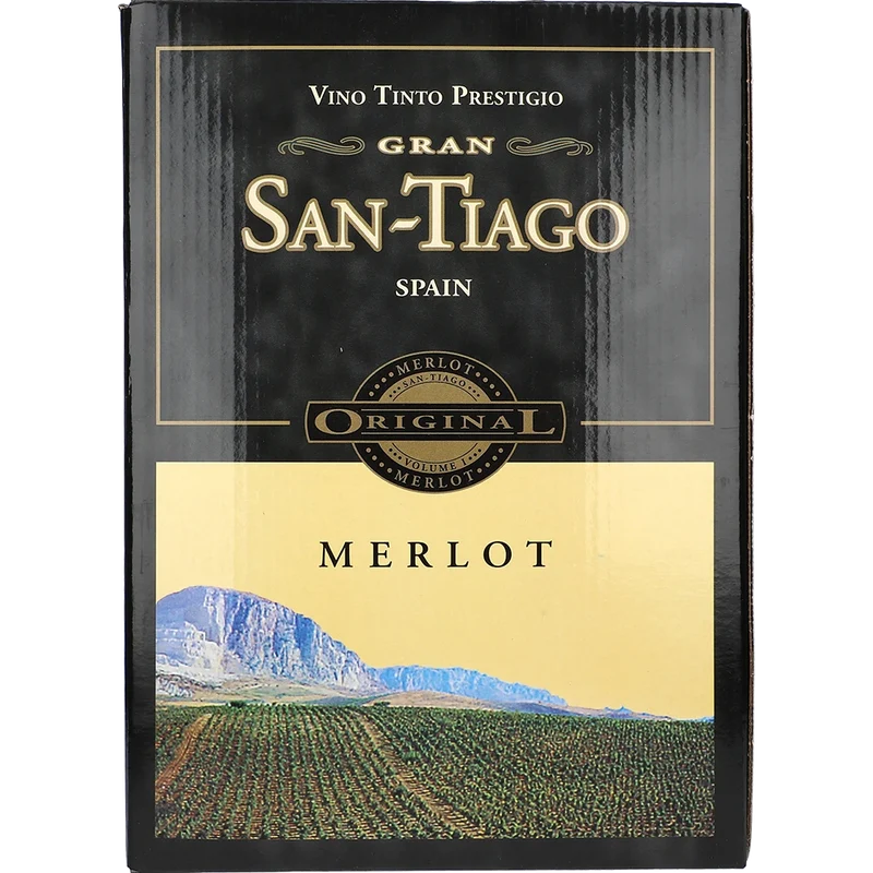 San Tiago Merlot 13.5 % 3L BIB