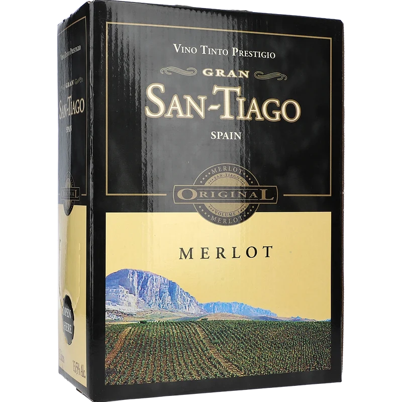 San Tiago Merlot 13.5 % 3L BIB