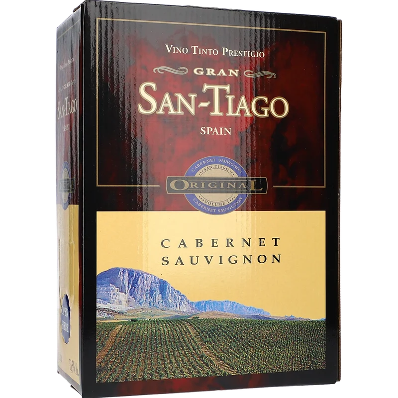 San Tiago Cabernet Sauvignon 13.5 % 3L BIB