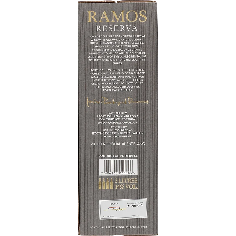 Ramos Reserva 13,5 % 3L BIB