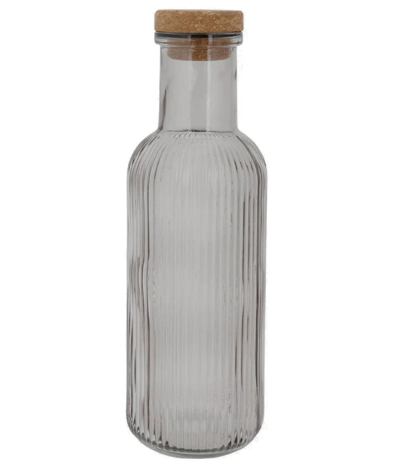 Cosy & Trendy Karaffe mit Kork – Raya – Grau – 1 Liter