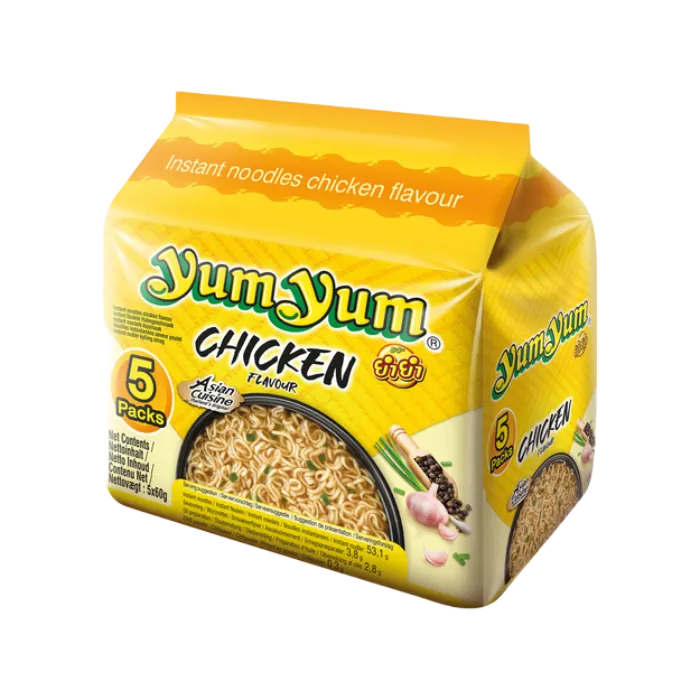 YUM YUM Instant Nudeln Huhn Bag 5x60G