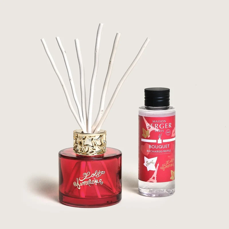 Maison Berger Geschenkset Duo Lolita Lempicka Sweet - Duftstäbchen 80 ml & Raumspray 50 ml - Rot