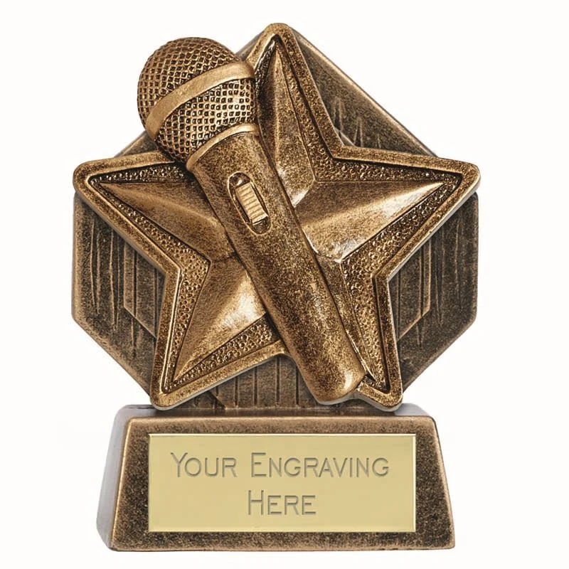 Personalised Engraved Pocket Peak Microphone 3 1/4 Inch (8cm)