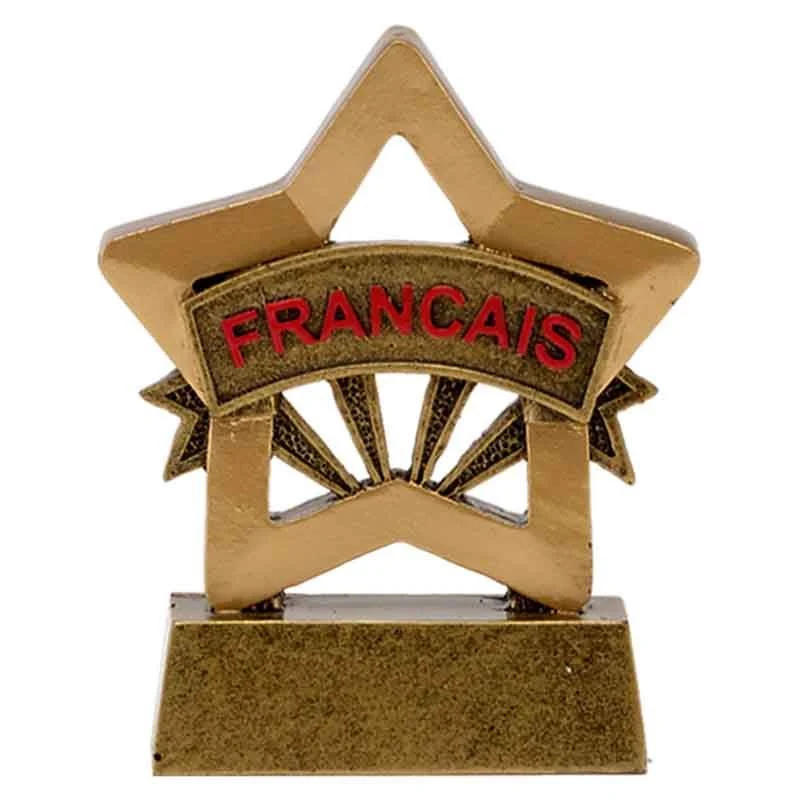 Personalised Engraved Mini Star French 3 1/4 Inch (8cm)
