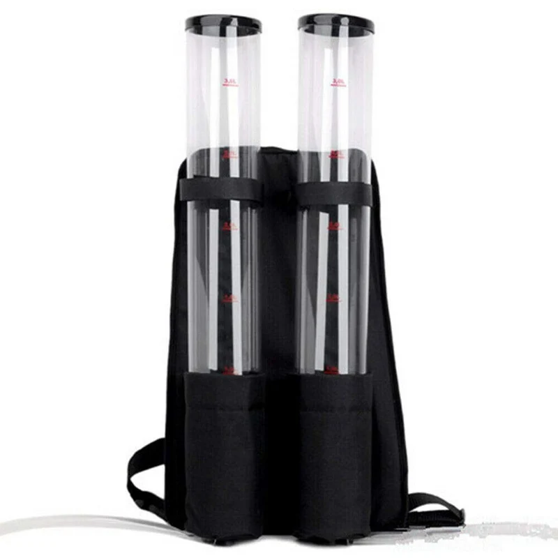 YIYIBYUS Dual Tank Backpack Drink Dispenser Portable Dual Barrel Beverage Liquid Liquor Beer Backpack Dispenser 3+3 Liter