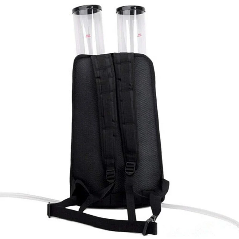 YIYIBYUS Dual Tank Backpack Drink Dispenser Portable Dual Barrel Beverage Liquid Liquor Beer Backpack Dispenser 3+3 Liter
