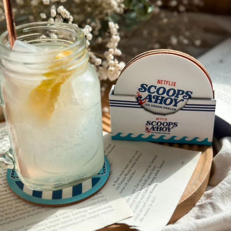 Stranger Things Untersetzer Scoops Ahoy 4er-Pack