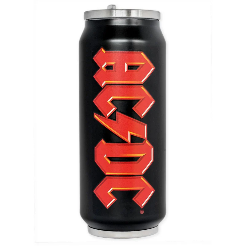 AC/DC Edelstahl-Trinkflasche Logo