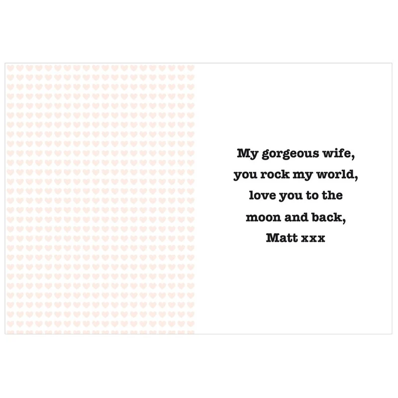 Personalised I Heart Card