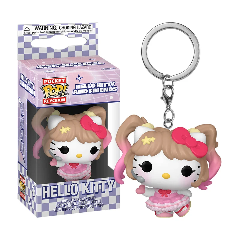 Hello Kitty & Friends - Kitty K-Pop Funko Pop Schlüsselanhänger