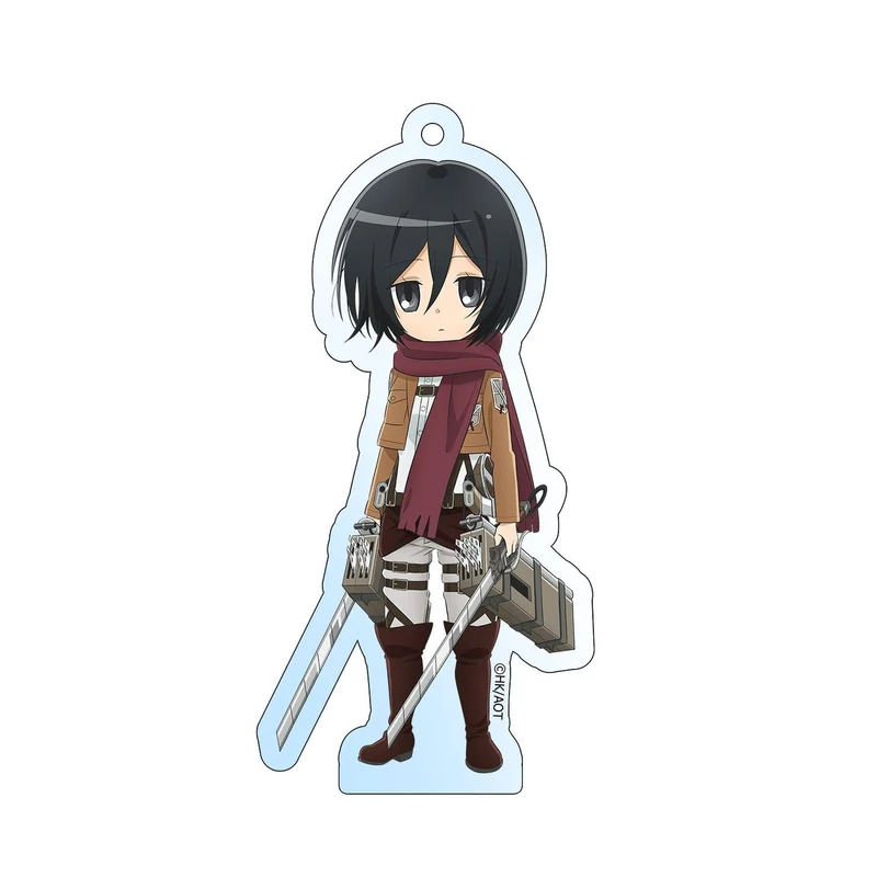 Attack on Titan Acryl Schlüsselanhänger Mikasa Holographic 8 cm