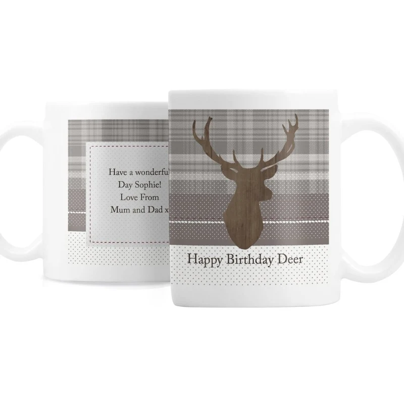 Personalised Highland Stag Mug