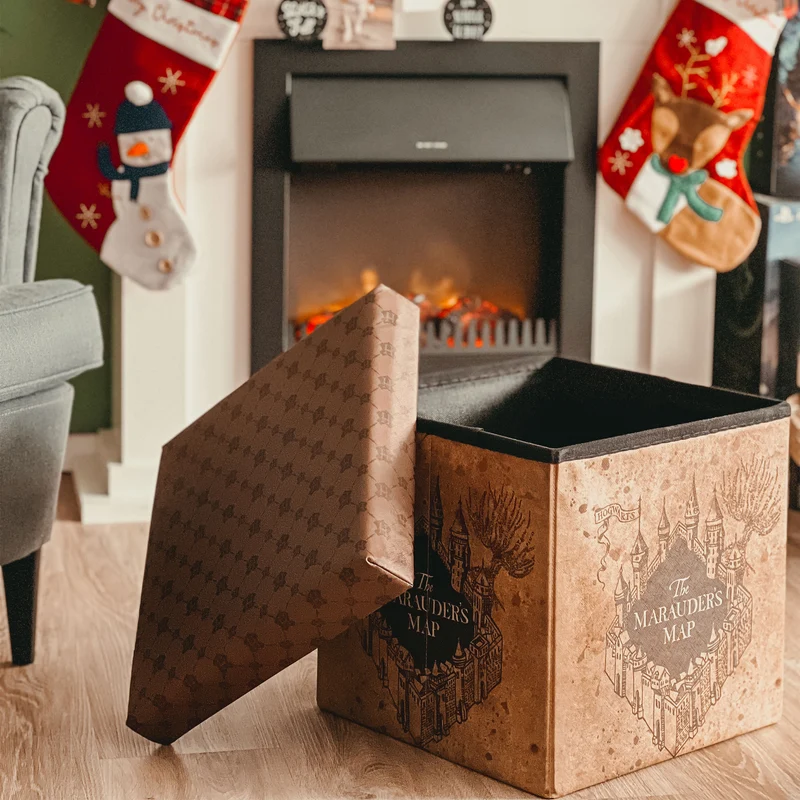 Harry Potter - Karte des Rumtreibers Hocker mit Stauraum