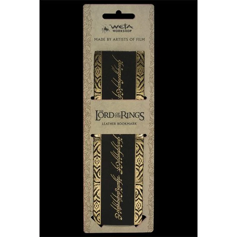 Herr der Ringe Leder Lesezeichen The One Ring Inscription
