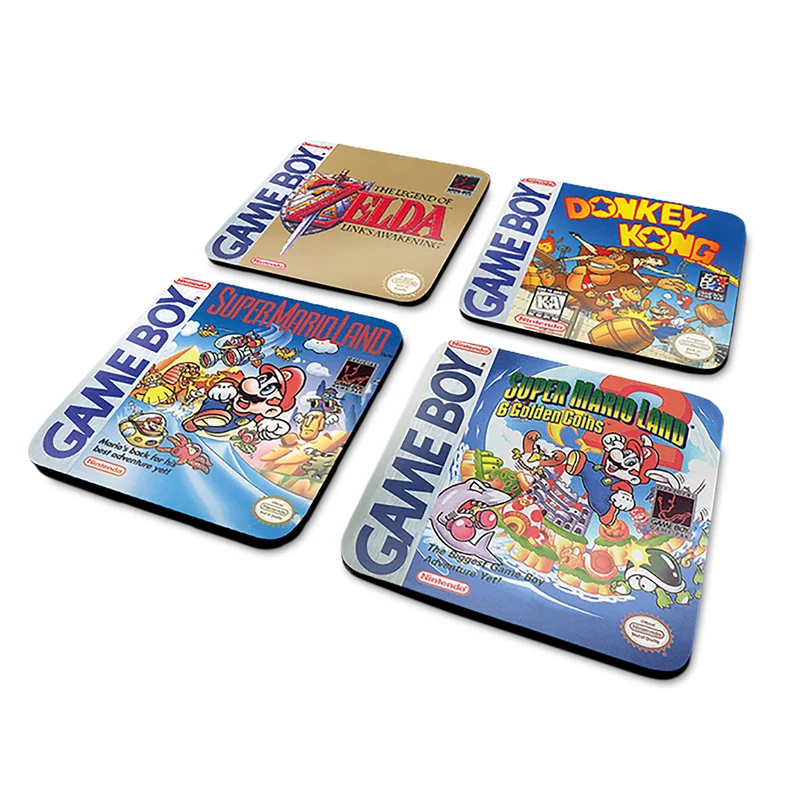 Nintendo - Game Boy Classic Games Untersetzer 4er Set