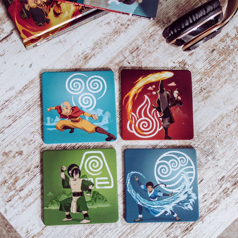 Avatar The Last Airbender - Group Untersetzer 4er Set