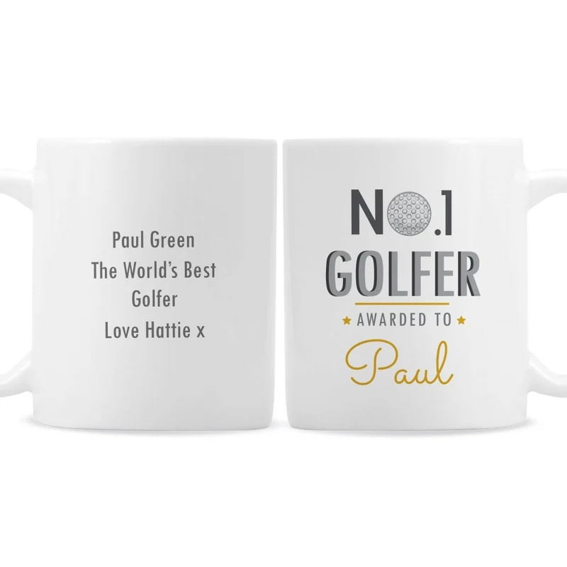 Personalised No.1 Golfer Mug