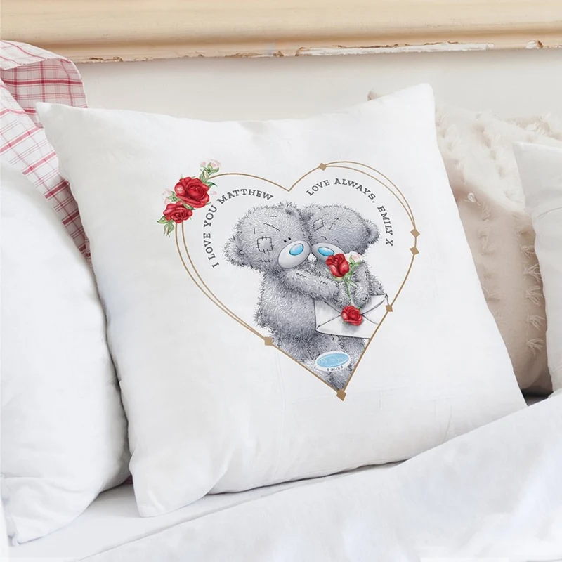 Personalised Me To You Valentine Cushion