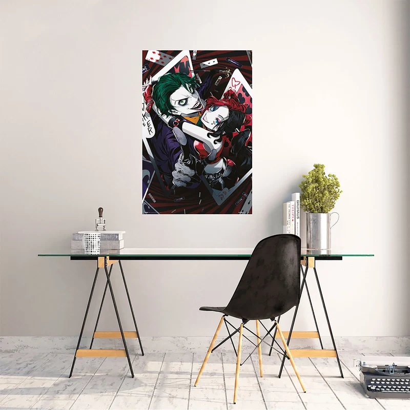 Harley Quinn und Joker Anime Maxi Poster