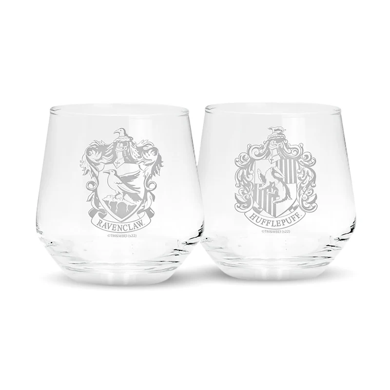 Harry Potter - Ravenclaw & Hufflepuff Gläser 2er Set