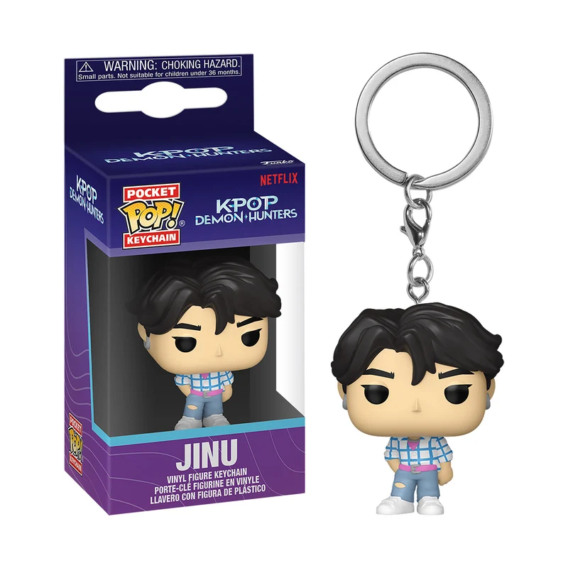 KPop Demon Hunters - Jinu Funko Pop Schlüsselanhänger