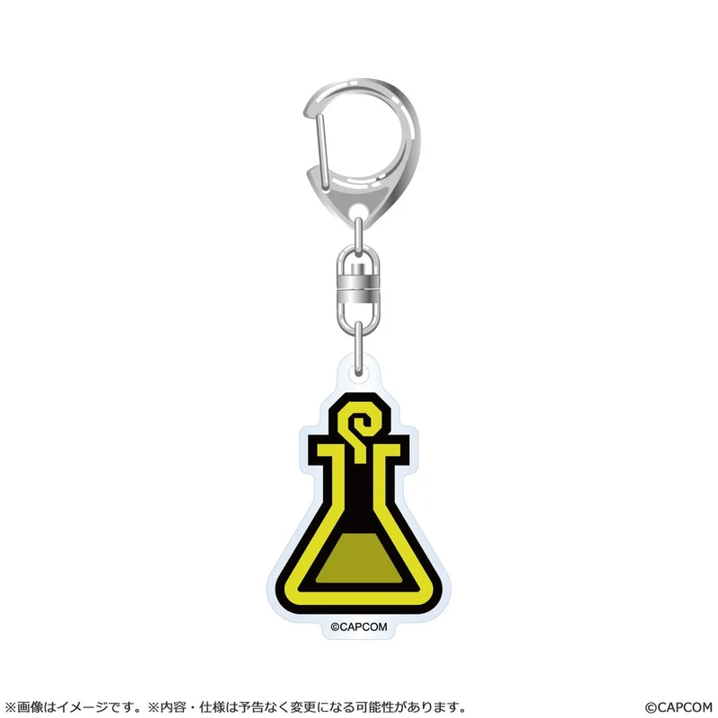 Monster Hunter Wilds Acryl-Schlüsselanhänger Item Icon 6 cm Sortiment (10)