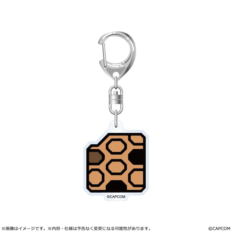 Monster Hunter Wilds Acryl-Schlüsselanhänger Item Icon 6 cm Sortiment (10)