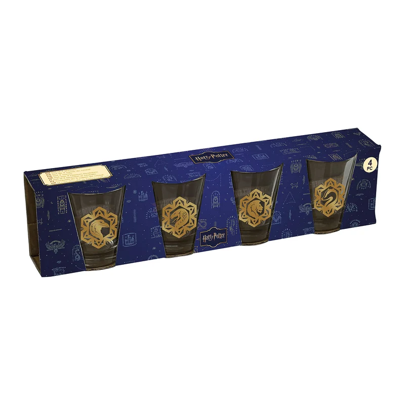 Harry Potter - Magic und Mayhem Gläser 4er Set