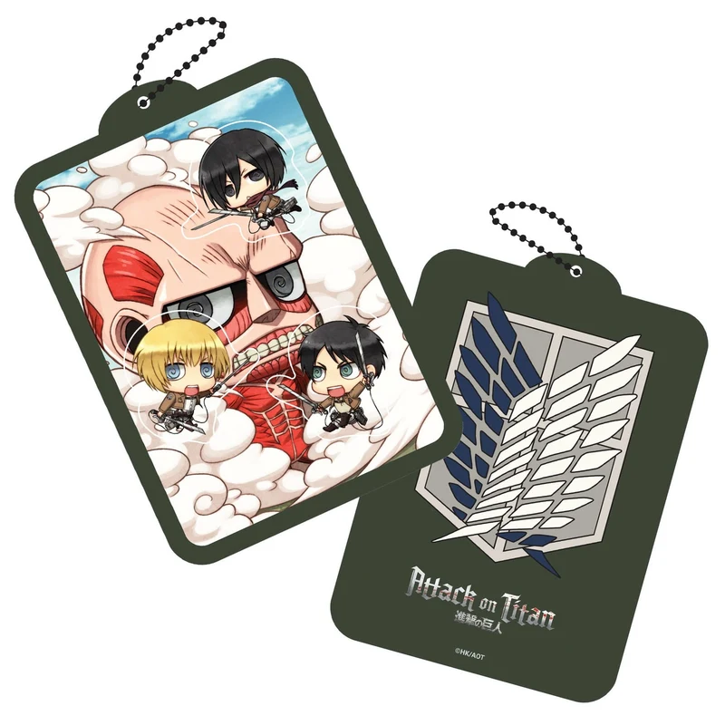 Attack on Titan Shaker Acryl Schlüsselanhänger Kawaii Attack!