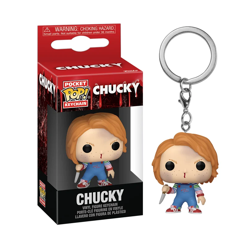 Chucky - Scarred Chucky Funko Pop Schlüsselanhänger
