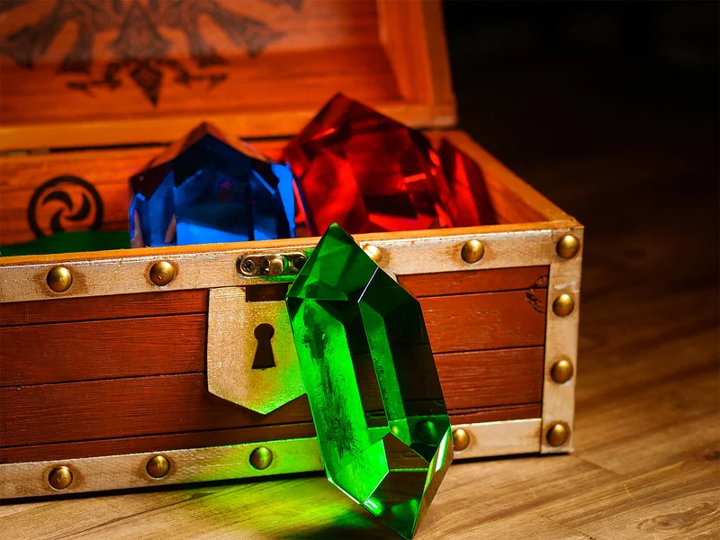 Zelda - Rubin Schatztruhe mit Game Sound