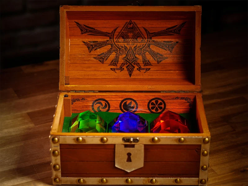 Zelda - Rubin Schatztruhe mit Game Sound
