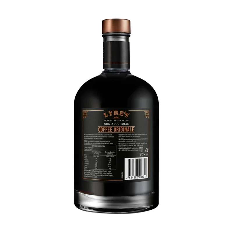 Lyre's Coffee Original Non-Alcoholic Spirit, Australia - 700ML | 2 Day Lead Time
