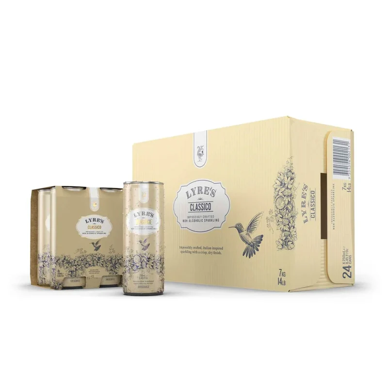 Lyre's Classico Non-Alcoholic Spirit, Australia - 24 X 250ML | 2 Day Lead Time
