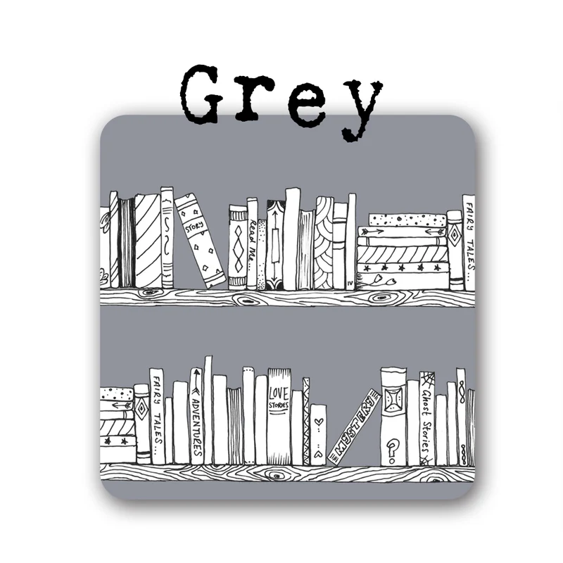 Reading Themed Coaster - Grey