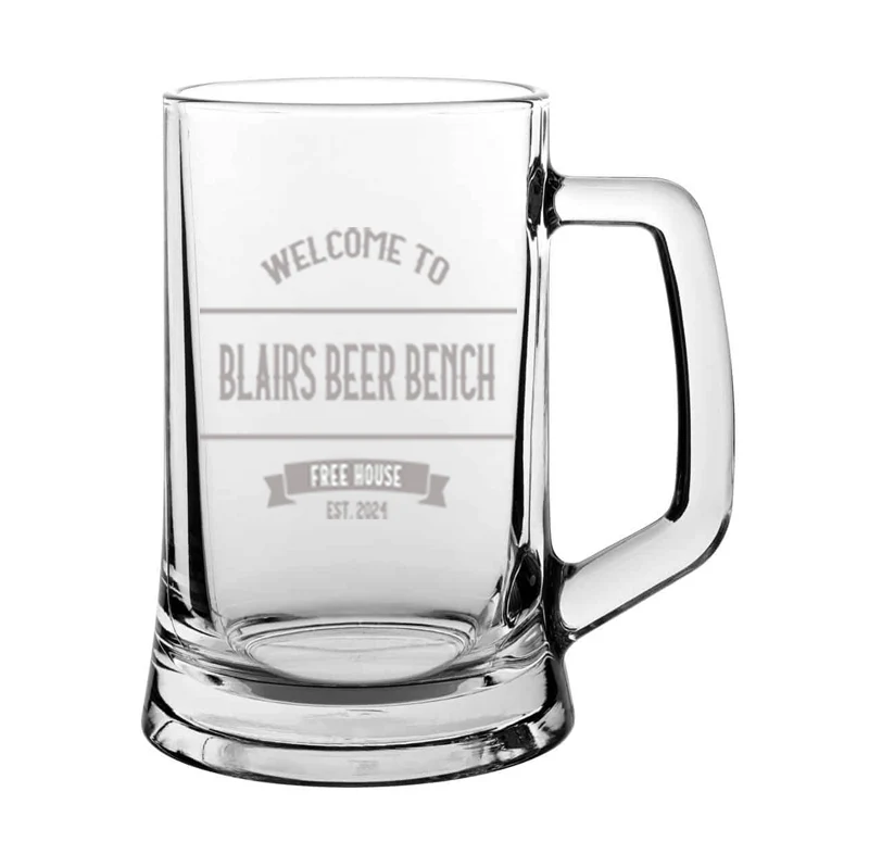 Personalised Vintage Pub Bar Set – Custom Home or Garden Pub Gift
