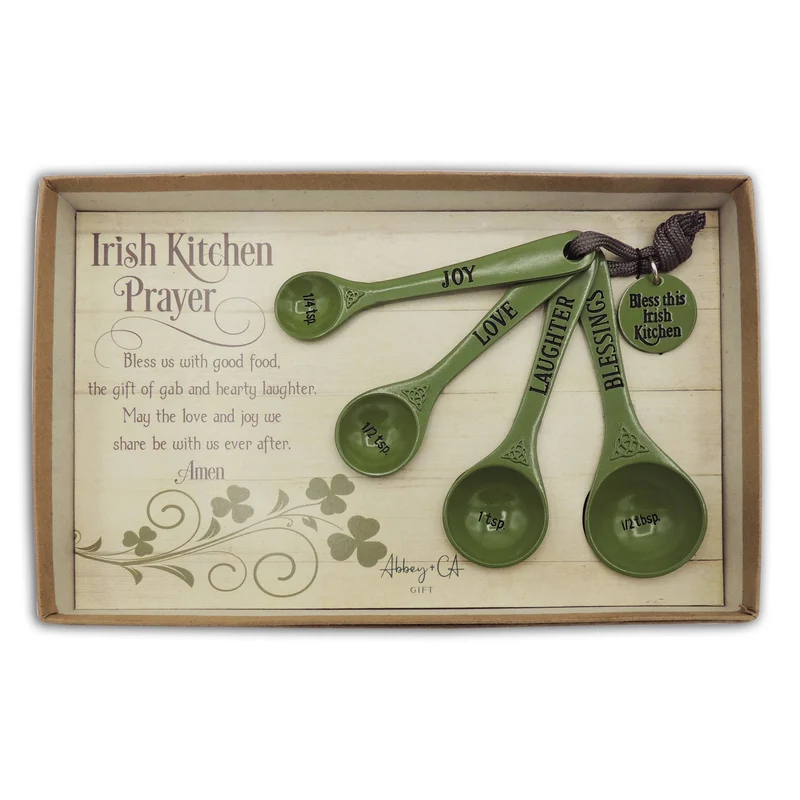 Irish Kitchen Prayer Measuring Spoons