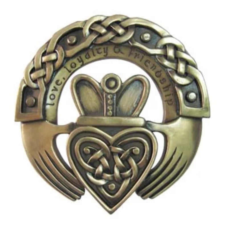 Bronze Claddagh Wall Plaque