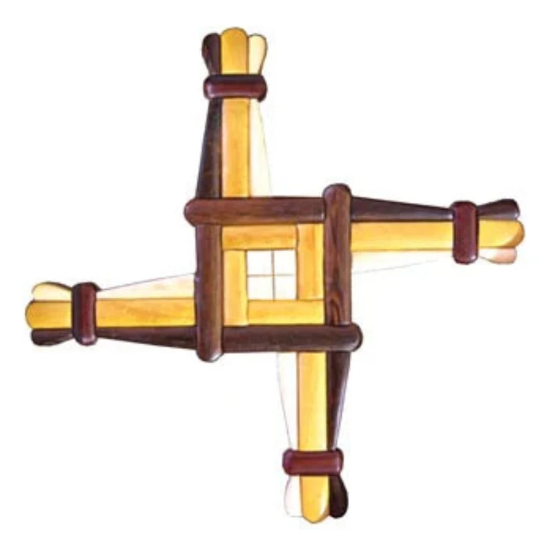 St. Brigid's Cross Wooden Wall Hanging