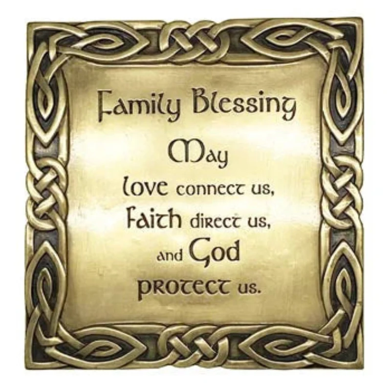 Bronze Family Blessing Wall Plaque