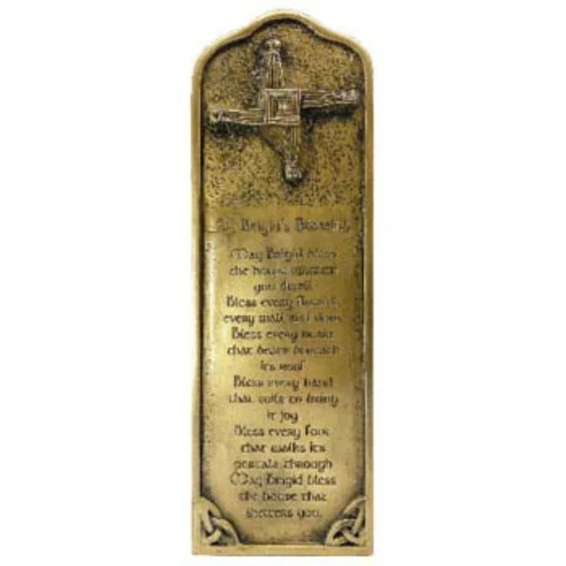 Bronze St. Brigid Blessing Wall Plaque